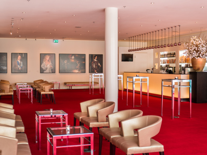 Evenementenlocatie Amsterdam theater DeLaMar Glazen foyer