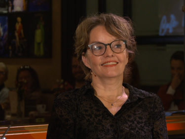 Sanne Wallis De Vries Bij Café Delamar Met Cornald Maas