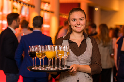 Evenementenlocatie Amsterdam theater DeLaMar borrel Rode foyer