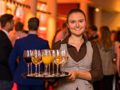 Evenementenlocatie Amsterdam theater DeLaMar borrel Rode foyer